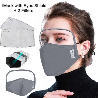 Adults Washable Reusable Cover With 2Fiters And Eye Shield