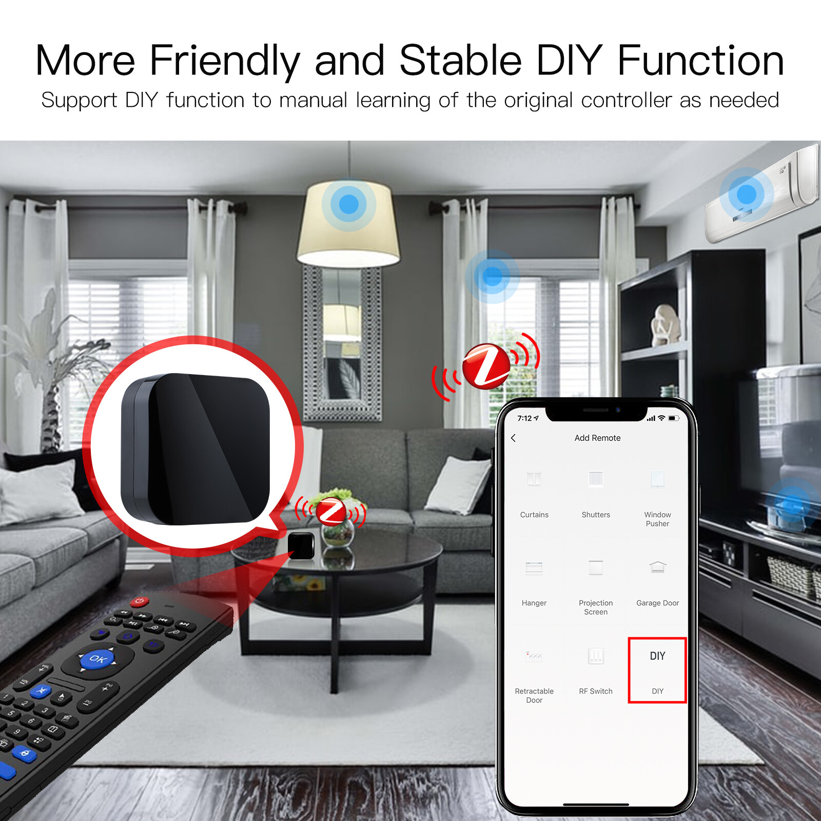 E Life Smart Store Bộ Điều Khiển Từ Xa Thông Dụng Điều Khiển Từ Xa Hồng Ngoại Thông Minh Tuya ZigBee Bộ Điều Khiển Từ Xa Hồng Ngoại Thông Dụng Hỗ Trợ Kết Nối WiFi 2.4G Cho Nhà Thông Minh Hoạt Động Cho Alexa Google Home