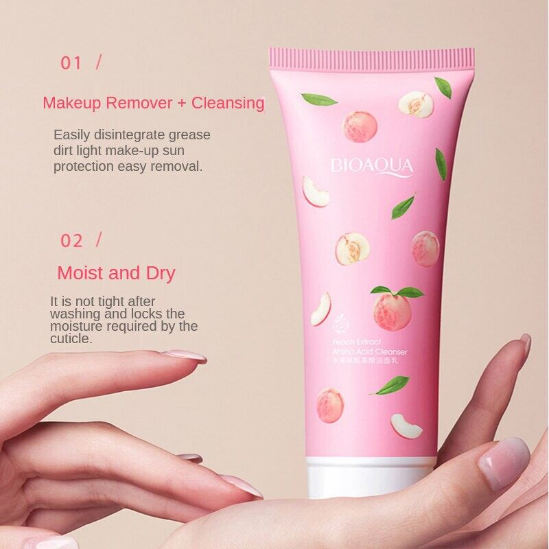 Sữa rửa mặt bioaqua vị đào no.bqy72653