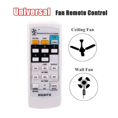 Universal Ceiling Fan Wall Fan Remote Control Replacement Huayu RM-F989
