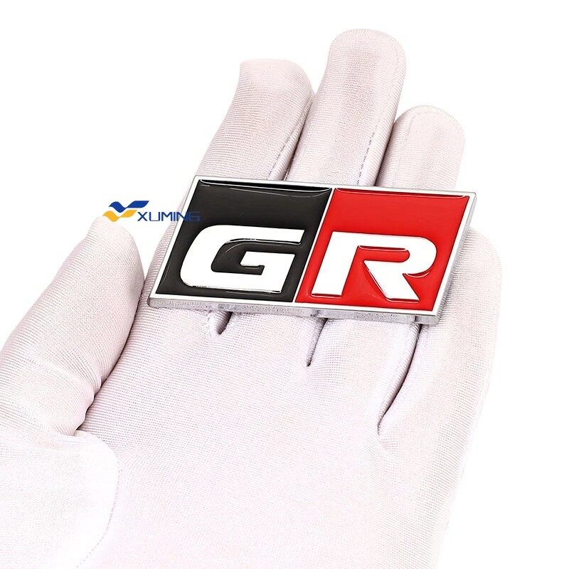 Tem Dán Xe Ô Tô Decal Logo Thể Thao GR Tem Dán Logo GR