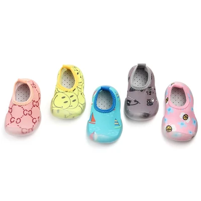Uribby Shallow mouth Baby boy girl shoes non-slip toddler socks baby girl soft rubber sole floor socks