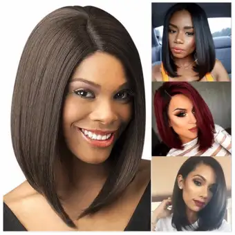 Up Top Short Bob Wig Women Straight Glueless Lace Front Human Hair