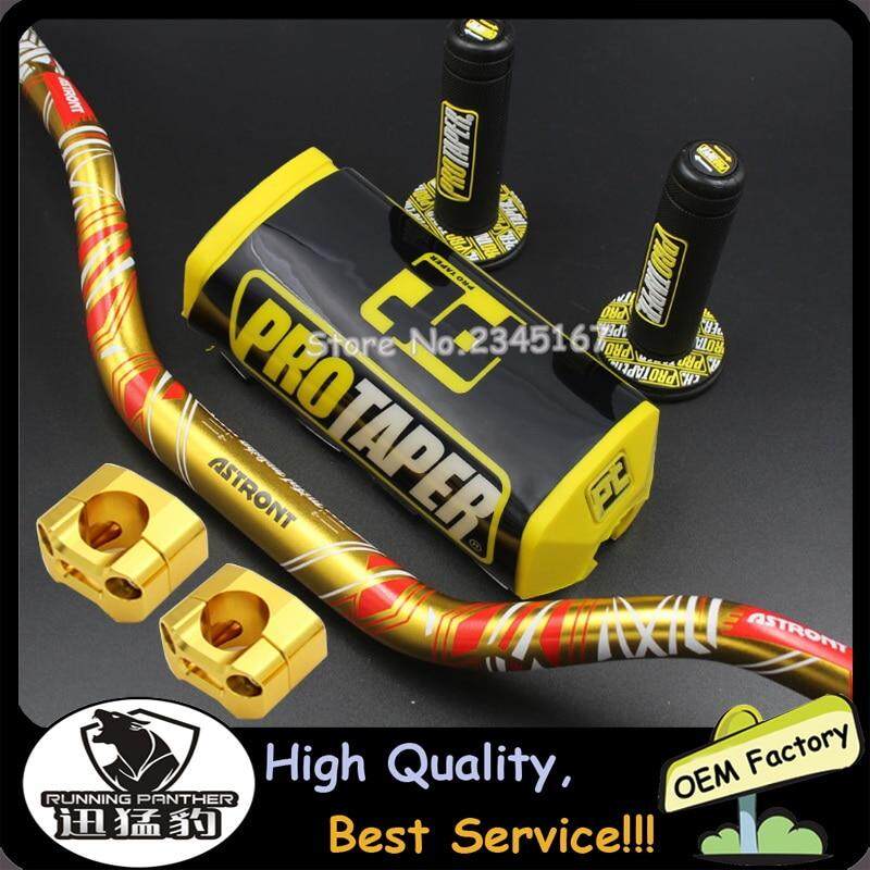 1 1/8 ''Motor Printing Tekstur Stang 28 Mm Astront Lemak Bar Grip CNC Pengangkat Tongkat Bantalan Bar Sepeda Motor Trail Sepeda Motor Motocross
