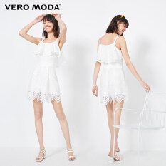 Vero Moda Bộ Áo Liền Quần Ren Cổ Xếp Nếp Phong Cách Ins Cho Nữ, 320278512