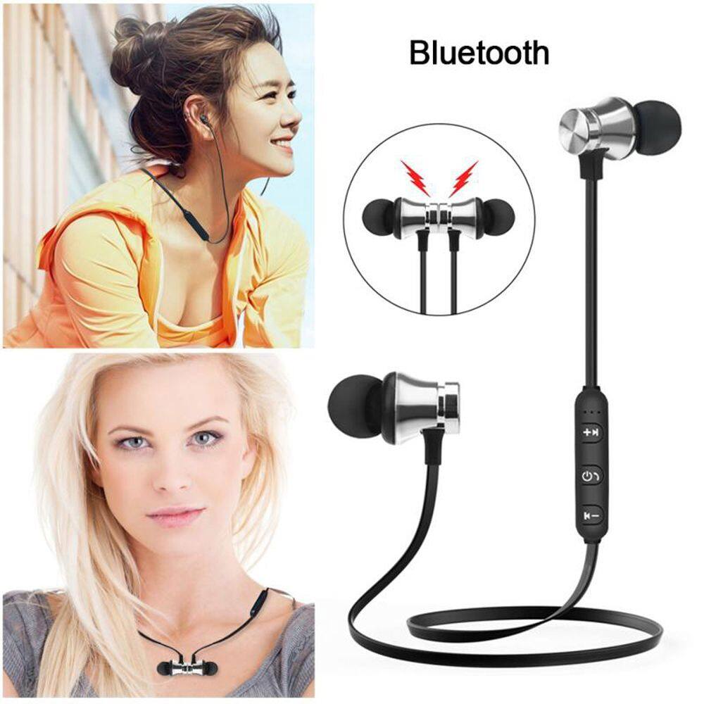 OOC cho điện thoại di động Âm thanh nổi Tai nghe nhạc XT11 có Mic Rảnh tay Treo cổ Tai nghe Bluetooth không dây Từ tính Tai nghe thể thao