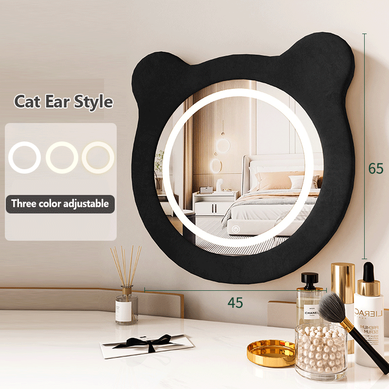 King 【NEW】LED Makeup Mirror desktop vanity mirror Countertop Cosmetic