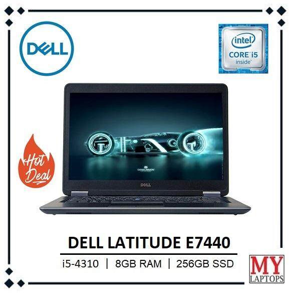 DELL LATITUDE E7440 / i5 4TH GEN (QUAD CORE) / 8GB DDR3 / 256GB SSD / WINDOWS 10 PRO / ULTRABOOK Malaysia