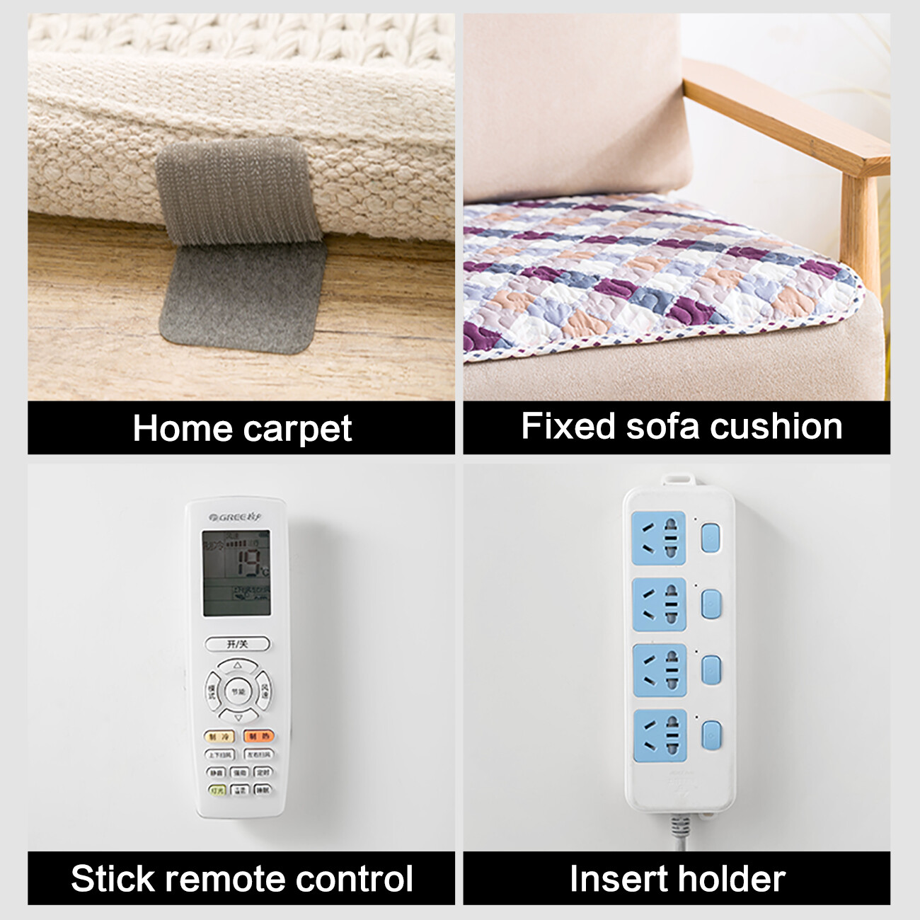 Homenhome Bed Sheet Sofa Pads Sticker No-pins Antiskid Tools Trackless Stickers