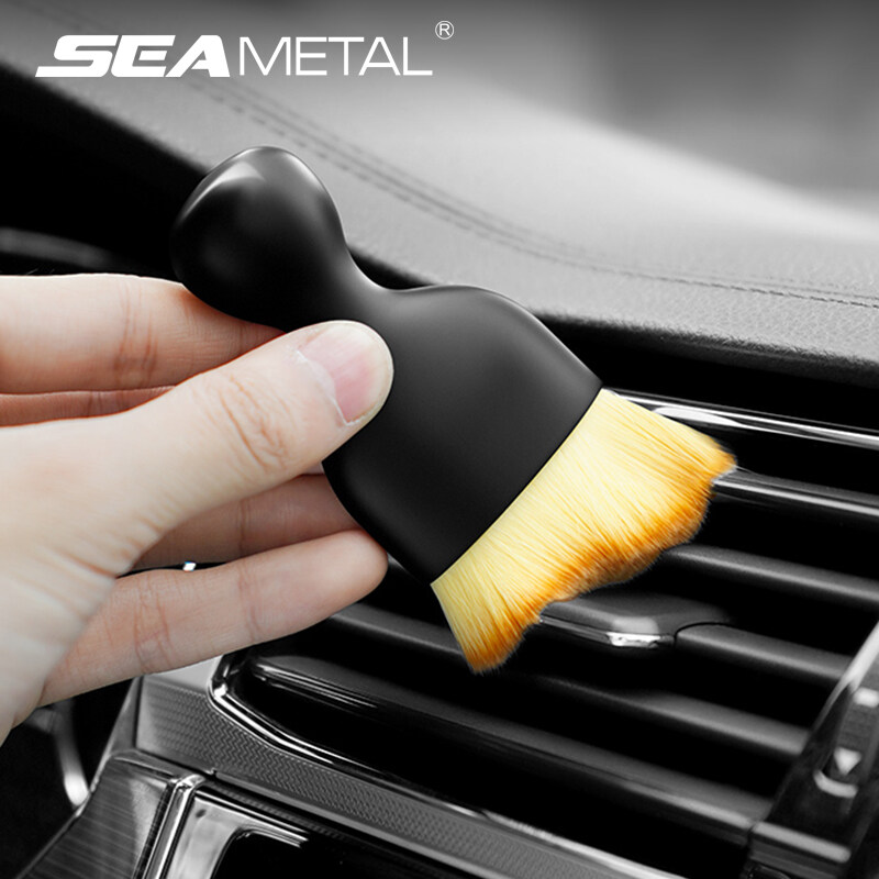 SEAMETAL Car Air Conditioner Air Outlet Cleaning Soft Brush Car