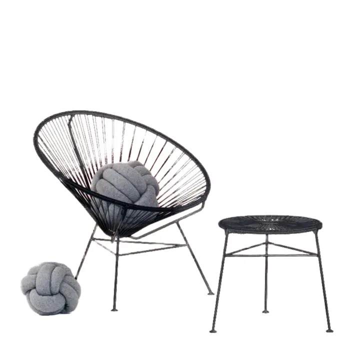 Lanhome New Acapulco Chair Modern Retro Designer String Chair Outdoor Chair Garden Chair Lounge Chair Patio Furniture Hotel Chair Indoor Outdoor Eames Chair Arm Chair Nordic Chair Lazada