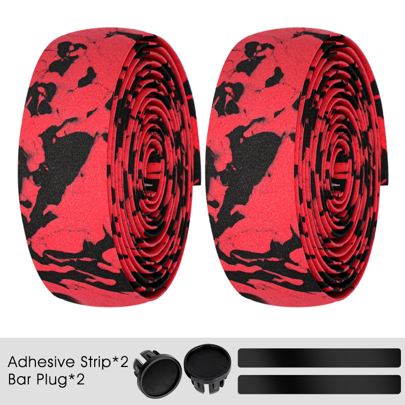 WEST BIKING Road Bike Handlebar Tape Anti-slip Shock Absorption Bicycle Handle Bar Tape Cycling Wrap End Plug Bike Accessories