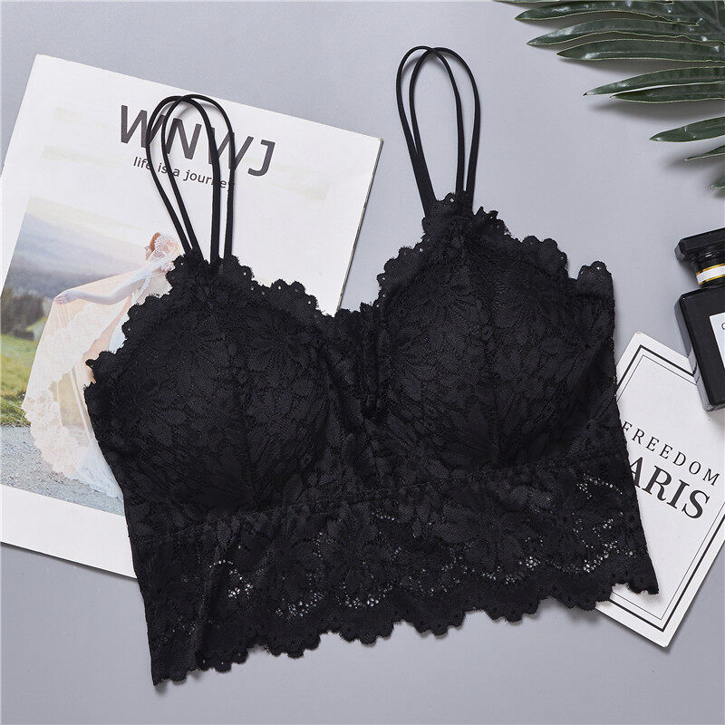 lace bralette tank top