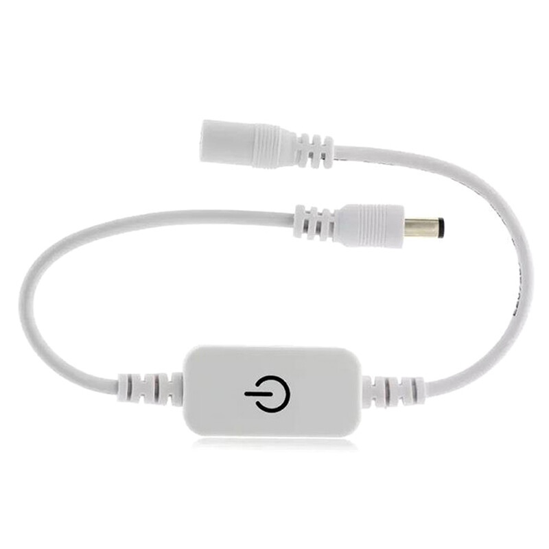 [Valitoo] LED Strip Touch Dimmer Brightness Control LED Dimmer Switch 1keys Dimmer 12V-24V Light Switch Adjustment