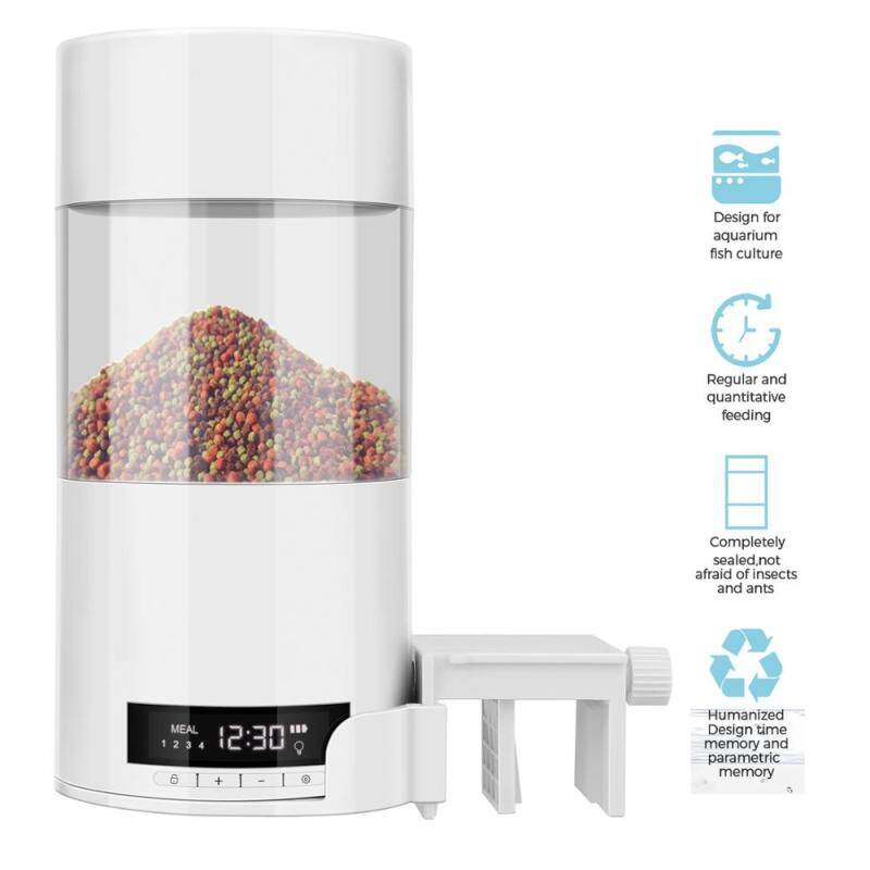 Houshold Thông Minh Dụng Cụ Tự Động Cho Cá Ăn Tự Động Đồng Hồ Hẹn Giờ Cho Cá Ăn Feeder Bể Cá Hẹn Giờ Food Feeder Fish Vật Định Lượng Thức Ăn