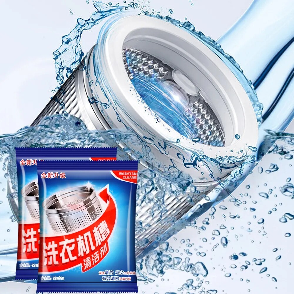 Polocat 12pcs Washing Machine Tank Cleaner Effervescent Tablet Multifunctional Cleaner Detergent Deep Descaler Household Cleaning Tools