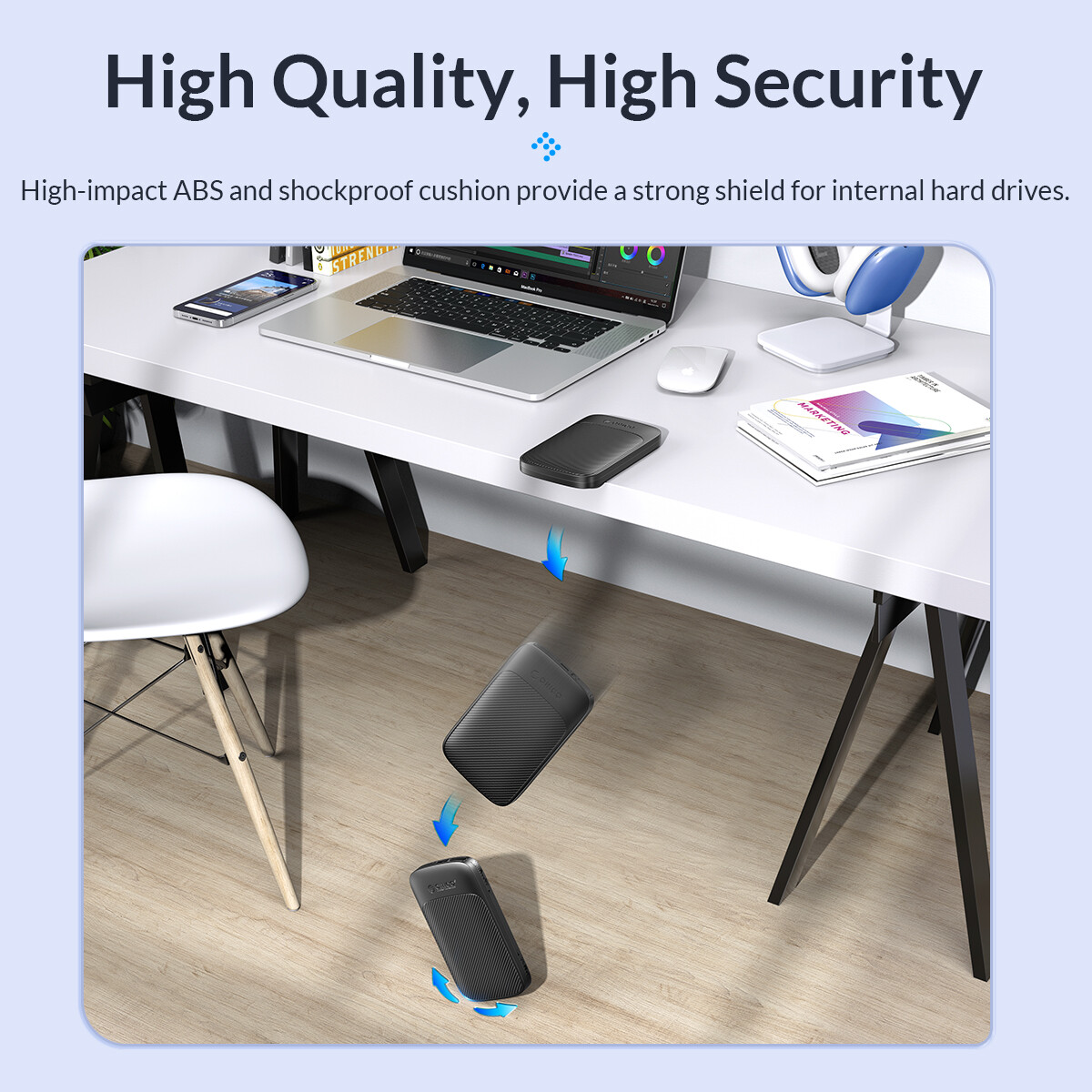 Ốp ORICO HDD, Hộp Đựng Ổ Cứng 2.5 Inch SATA Sang USB 3.0 Ổ Cứng SSD 4TB Miễn Phí 5Gbps Kèm Theo Chế Độ Ngủ Tự Động (2020U3)