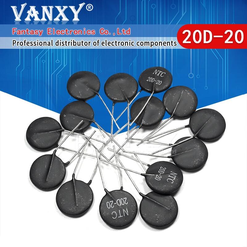 KEALLANS Thermistor 20D-20 10er Set - Strombegrenzer Für Vorschaltgeräte & CFL