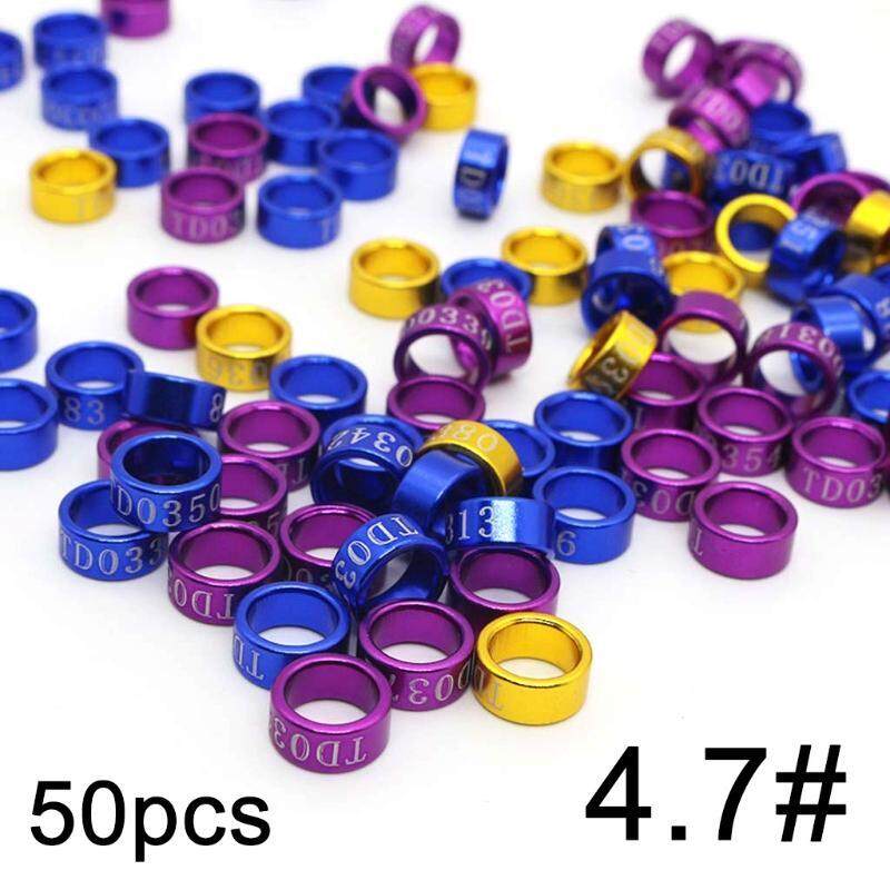 50 cái Dove Band chim chân vòng loài xác định vòng huấn luyện Pet Bird nhãn hiệu cho Pigeon Dove chicks thú cưng nhỏ