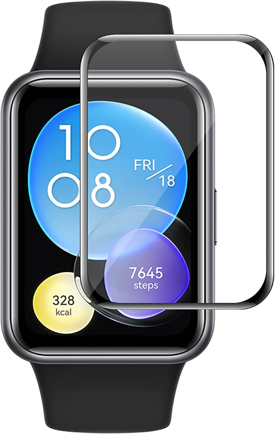 3D Curved Edge Protective Film For Huawei Watch Fit 2 Anti-scratch Screen Protective Film Cover Smart Watch Accessories