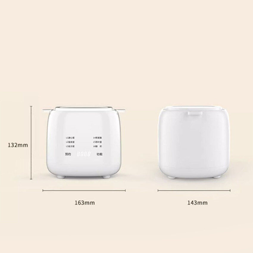 Nồi trứng thông minh 220V hoàn toàn tự động Bánh Ngô hấp Đun sôi máy làm bữa sáng đặt phòng đa chức năng luộc mềm trứng nồi