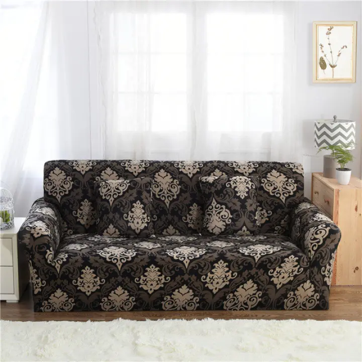 1 2 3 4 Seater Black White Grey Sofa Cover For Living Room 1 2 3 4 Seater Black White Grey Sofa