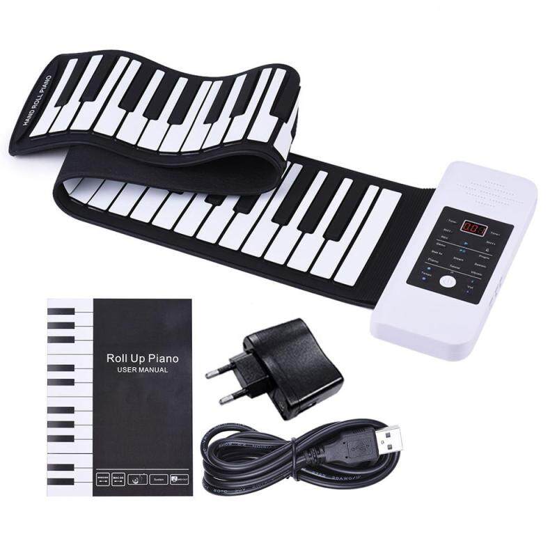 Portable Silicon 61 Keys Hand Roll Up Piano Electronic USB Keyboard Malaysia