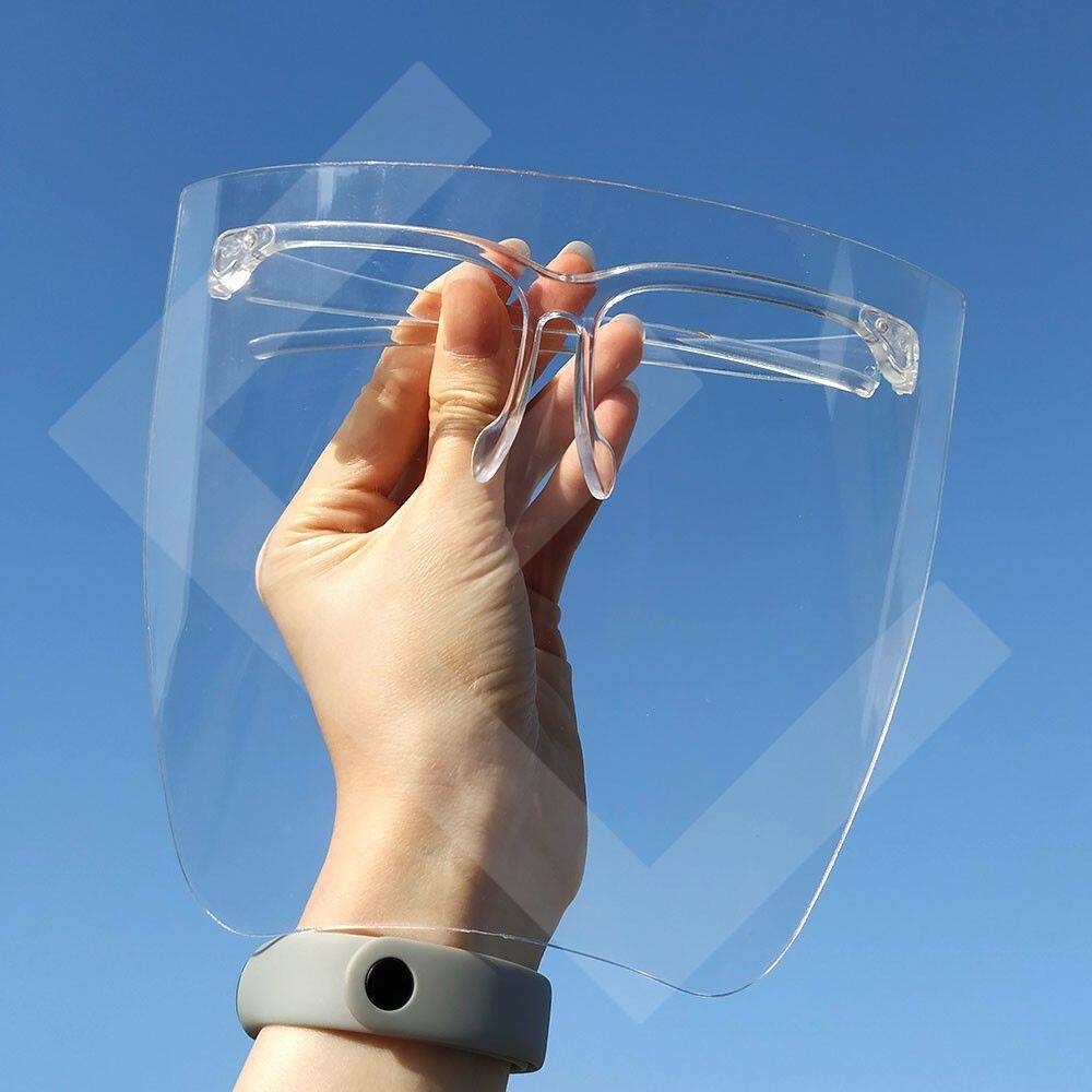 Efxeed Oversized Full Face Shield Adult Full Face Cover Large Mirror Sunglasses Anti Fog Anti Splash Fashion Transparent Acrylic Faceshield Large Stock On Sale Lazada Singapore