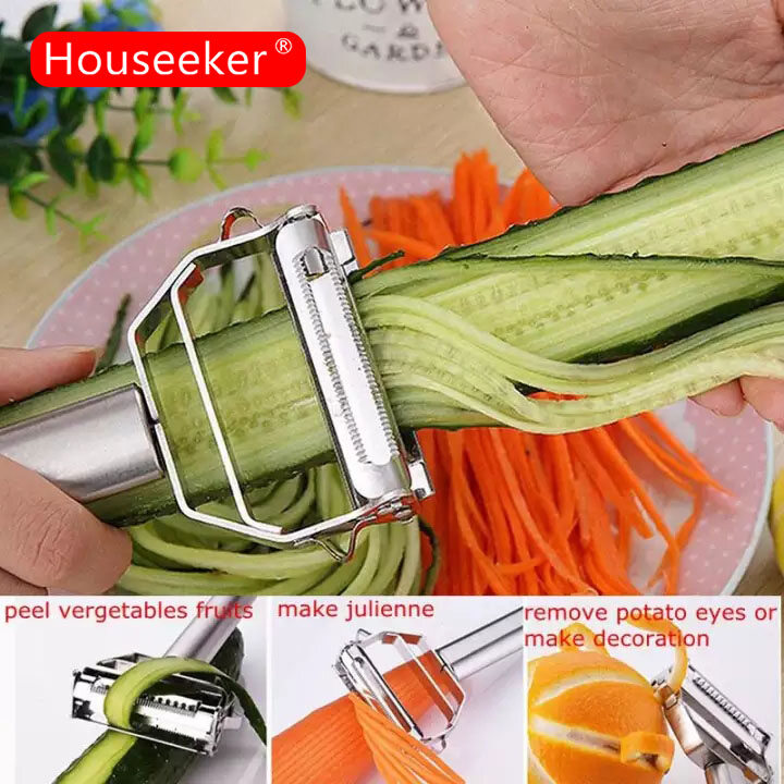 Stainless Steel Vegetable Slicer Cutter Peeler Double Planing Grater Kitchen Accessories Cooking Tools