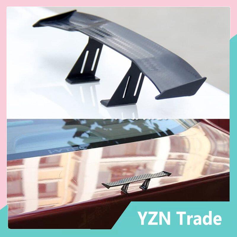 Car Tiny Tail Wing Black ABS Mini Rear Wing Spoiler Universal Car Refitting Tool