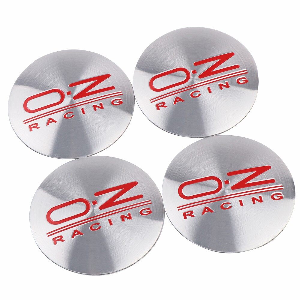 New Style 4pcs 56mm Hub Cap Car Rim Wheel Center Oz O.z Racing Logo Badge Emblem Parts