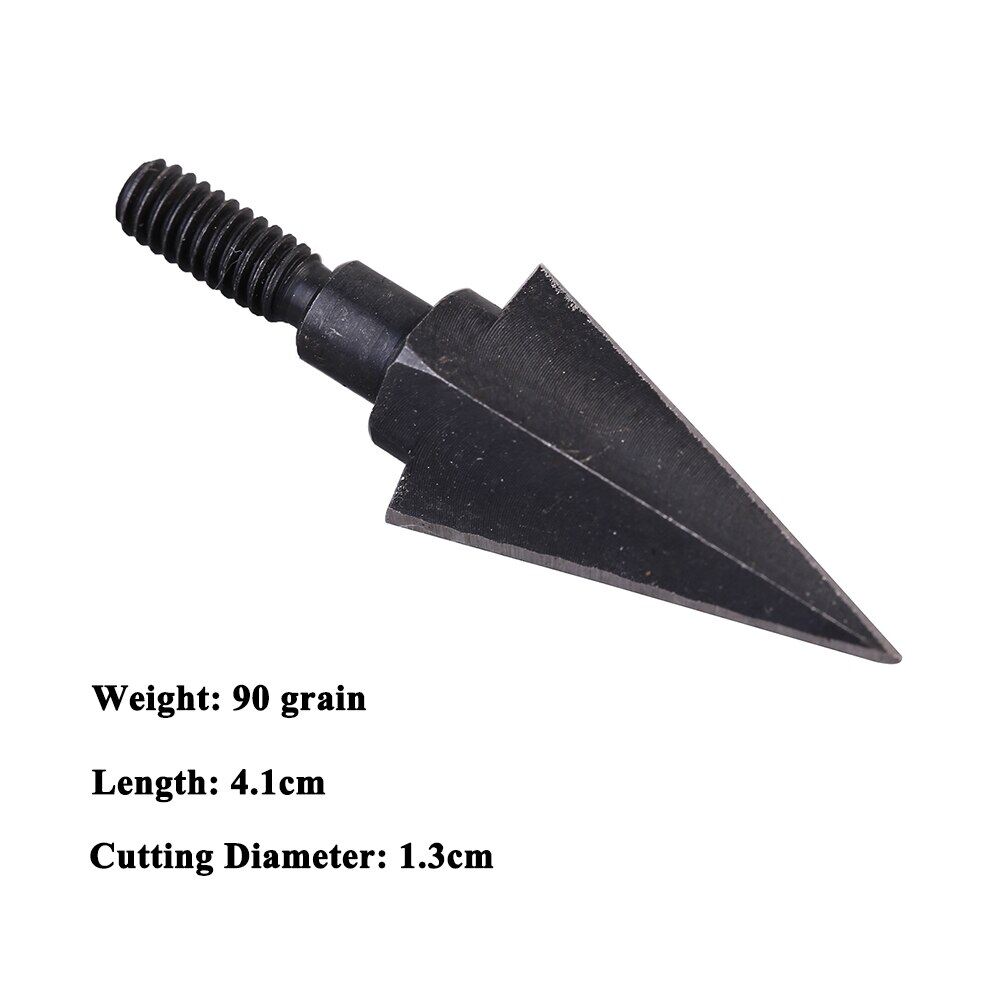6 cái chiều rộng mũi tên 90gn-160gn mũi tên câu cá Composite mũi tên lạc hậu