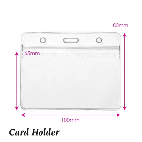 PVC Name Tag Holder NAME BADGE / ID TAG / TRANSPARENT ID NAME TAG