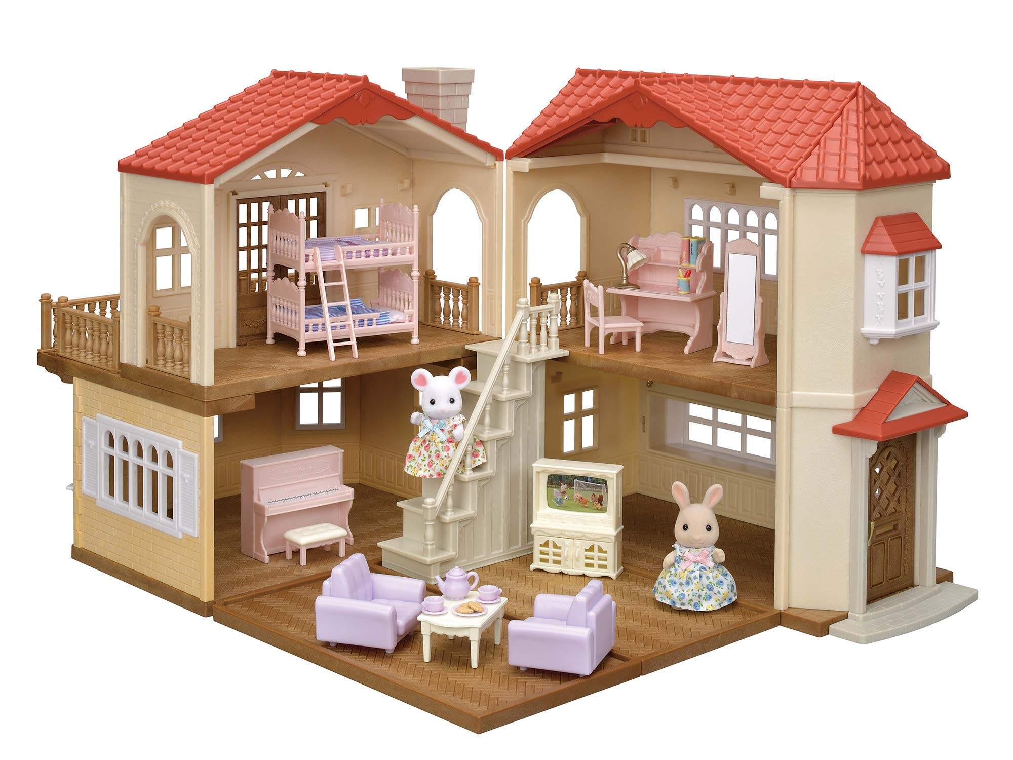 sylvanian families red roof mansion