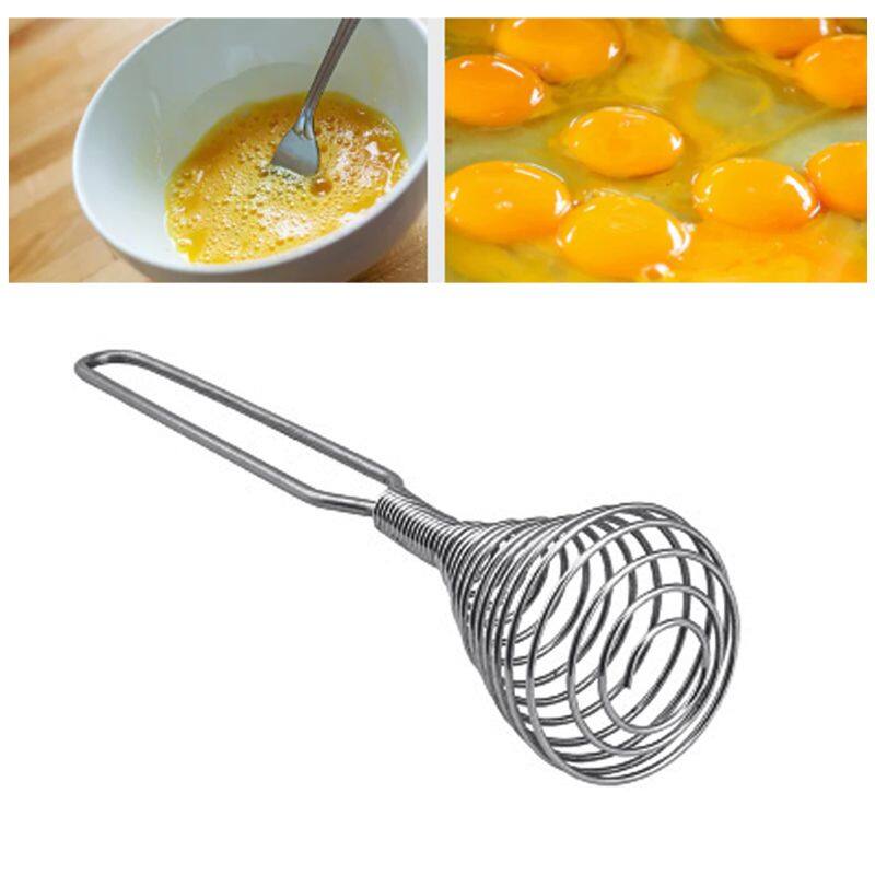 Dụng Cụ Đánh Trứng Thủ Công Đẩy Xoắn Ốc Thiết Thực Cho Nhà Bếp Máy Đánh Trứng Cầm Tay Máy Đánh Trứng Lắc Cà Phê Đồ Uống Sữa Máy Đánh Bọt