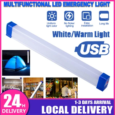 30W/60W/80W LED Light Tube USB Rechargeable Emergency Light Tent Light Camping Light Portable Multifunction Light Night Light Outdoor Market Light