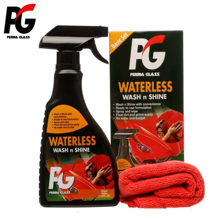 PG WATERLESS CAR WASH & SHINE (BASIC SET)(500ml) CAR CARE EXTERIOR
