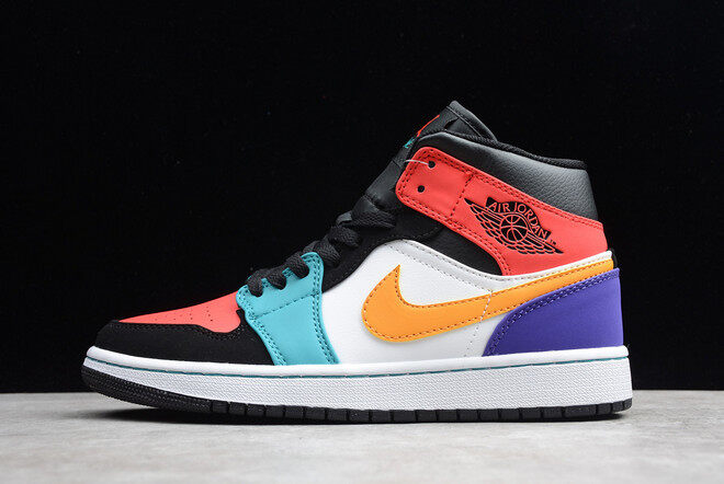 aj 1 mid colorful