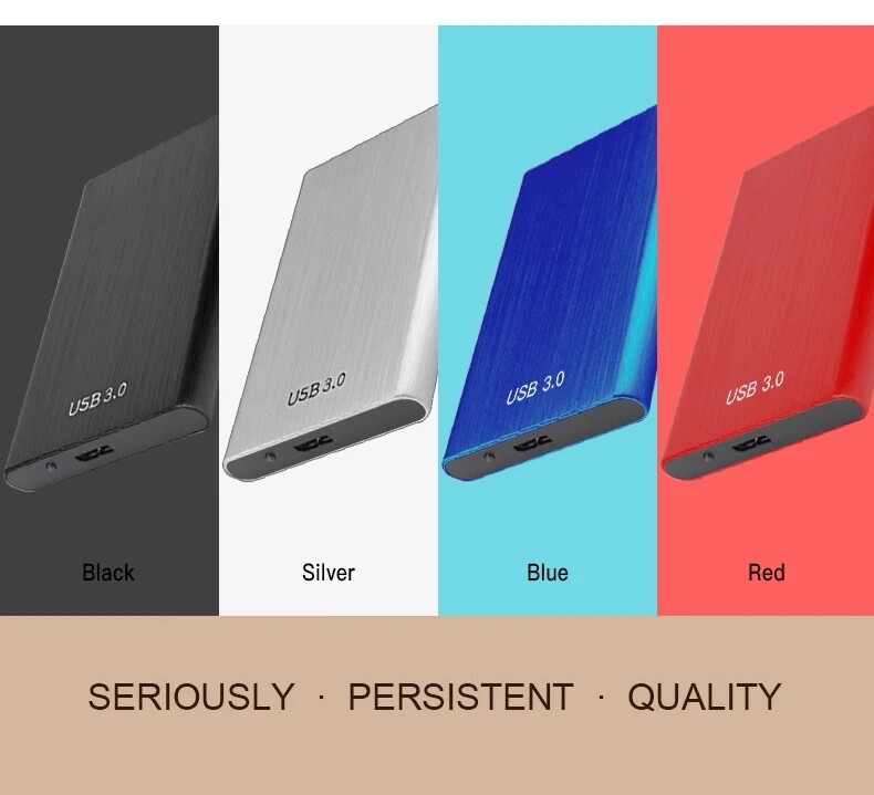 High-Speed 1TB SSD Portable External 2TB Solid State Hard Drive USB3.0 500GB Interface Mobile Hard disk For Laptop Mac Original