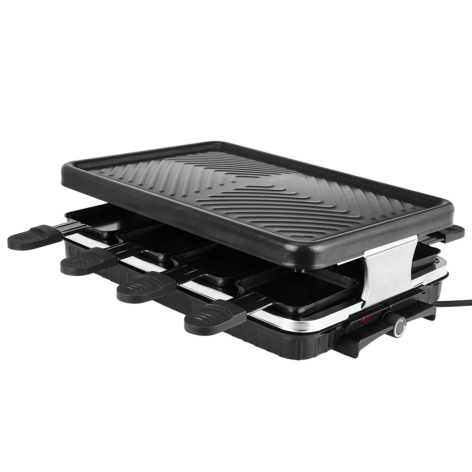 1300W Electric Indoor Searing Grill Bbq Grill Removable Grill Griddle Plates Smokeless EasyTo