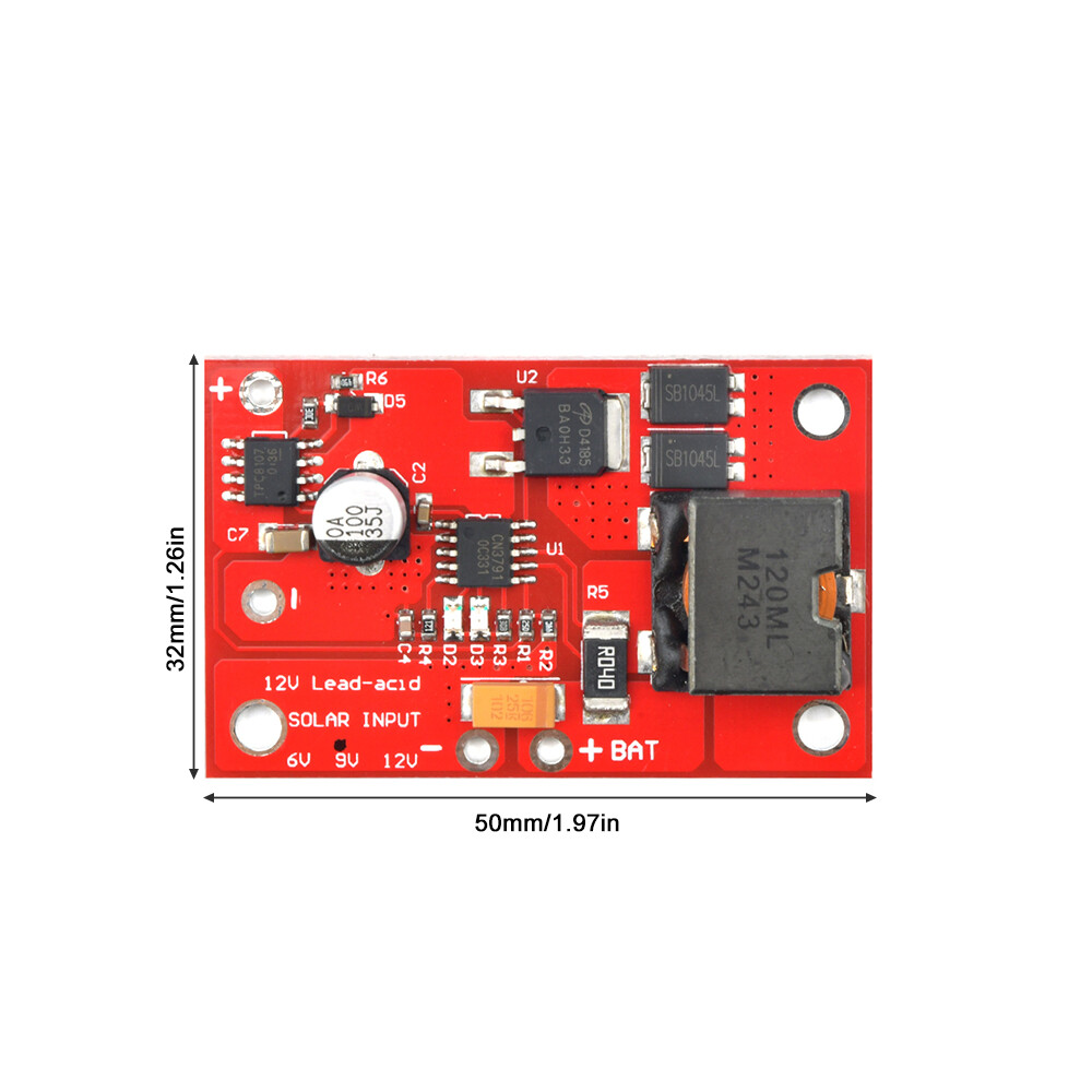 Solar Controller Module 1S Cell Lithium Battery Charging Controller 6V 9V 12V CN3791 CC CV Solar Charger Control Regulator