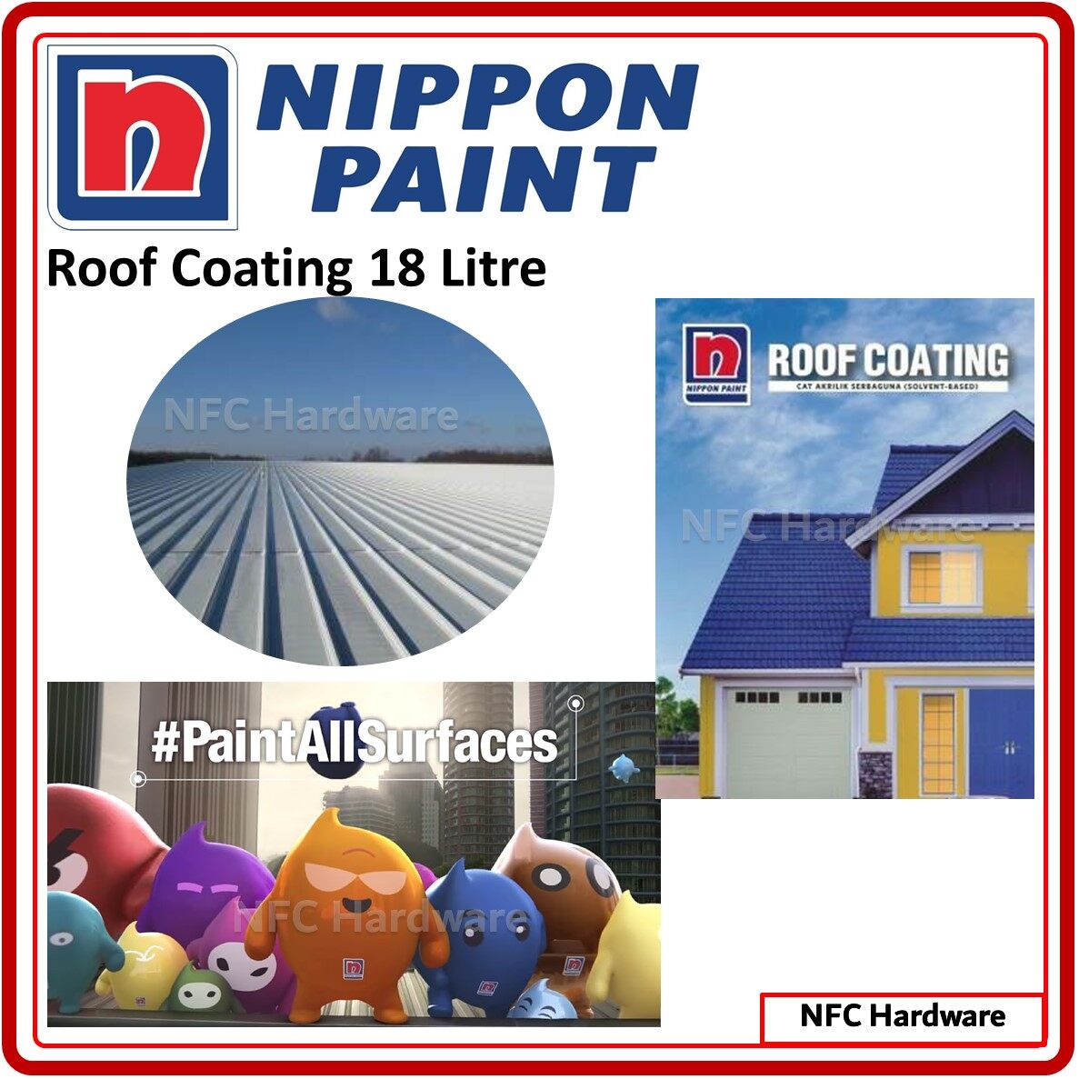 Nippon paint roof coating cheap price