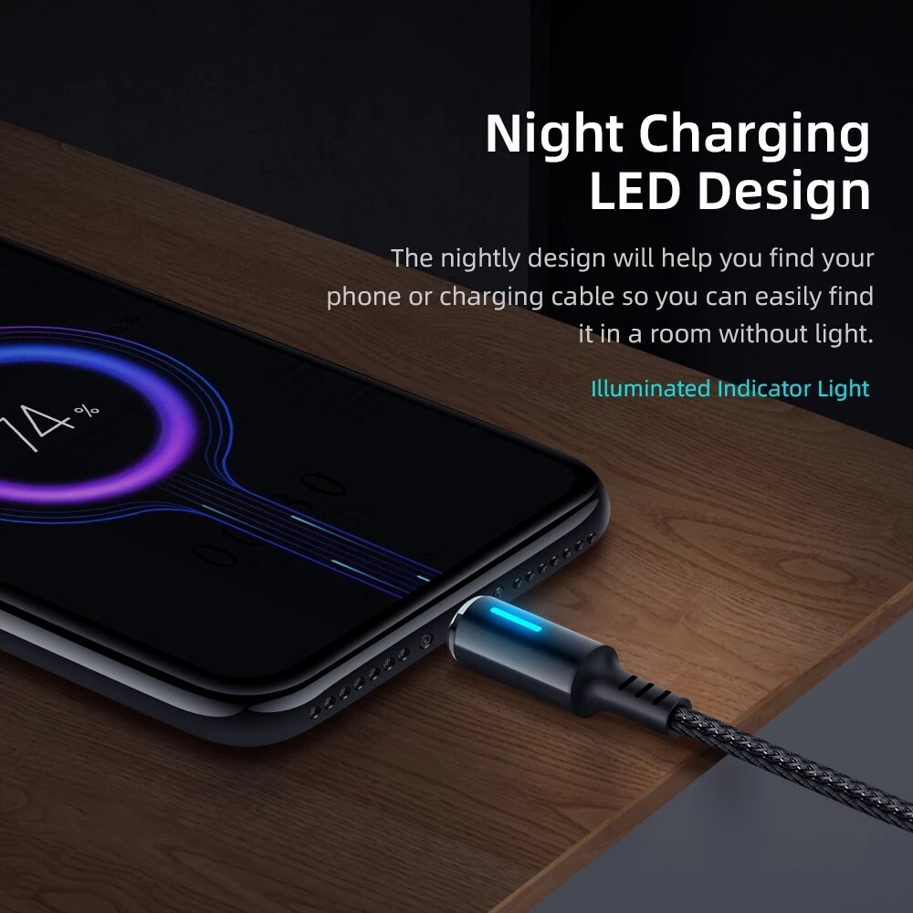 Dây Dữ Liệu Micro Sạc Nhanh Micro Type-C Cáp USB 5A LED Cho Huawei Samsung Xiaomi Android Phụ Kiện Điện Thoại Di Động Các Loại Cáp Sạc