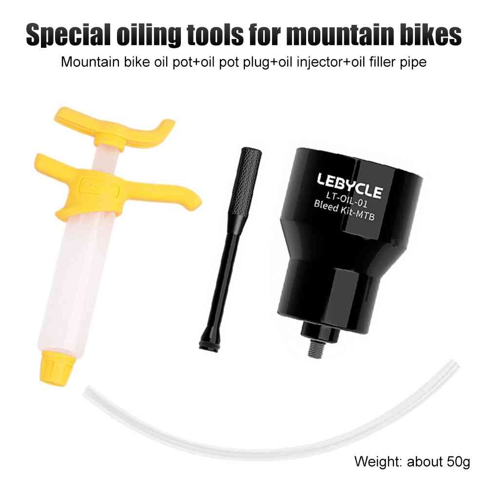 LEBYCLE Bike Brake Oil Change Tool Professional Bicycle Brake Tools Oil Filling Kit Lightweight MTB Road Bike Repair Maintenance Tools