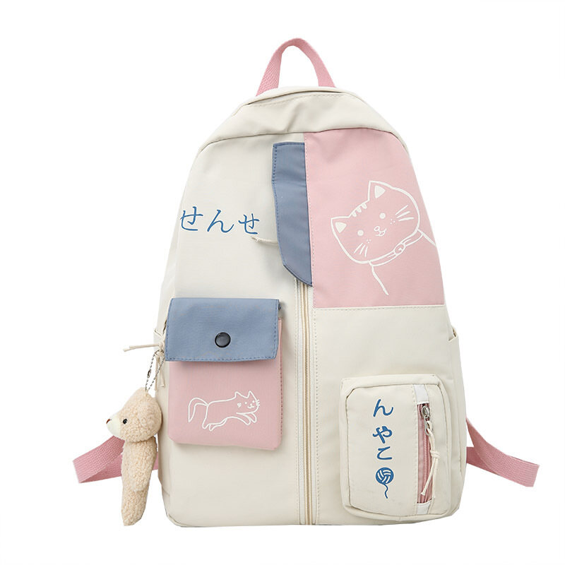 HS Backpack for primary school students, backpack for junior high school students, Harajuku style backpack for college students.
