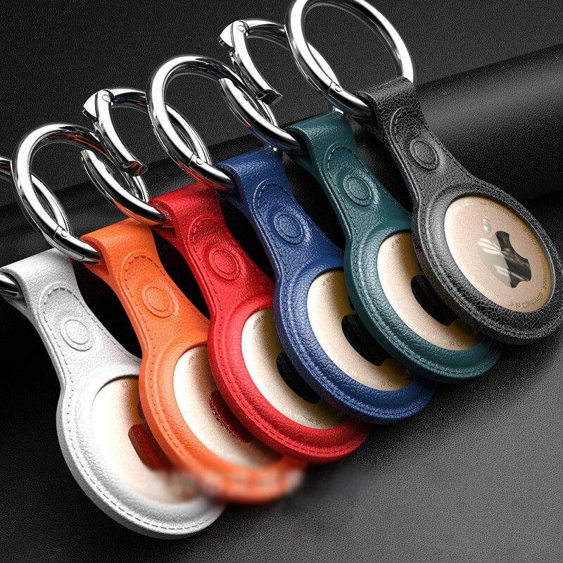 Apple Airtag Airtags Case Airtags Accessories Airtag Loop Cover Liquid Silicone Protective Case Sleeve Phone Finder Case Anti-Lost Stainless Steel With Carabiner Keychain Airtag Protector Bluetooth Wireless Location Tracker Protector 6 Colors