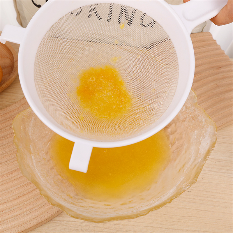 Nhà bếp cầm tay nhựa tái sử dụng lưới bộ lọc lá trà sàng lọc rây bột colander soymilk phin cà phê phụ kiện nhà bếp