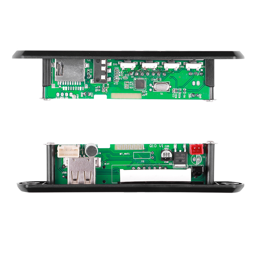 Bluetooth 5.0 MP3 Decoder USB MP3 Player Decoding Board Module 5V 12V Support WMA WAV TF Card USB FM For Car
