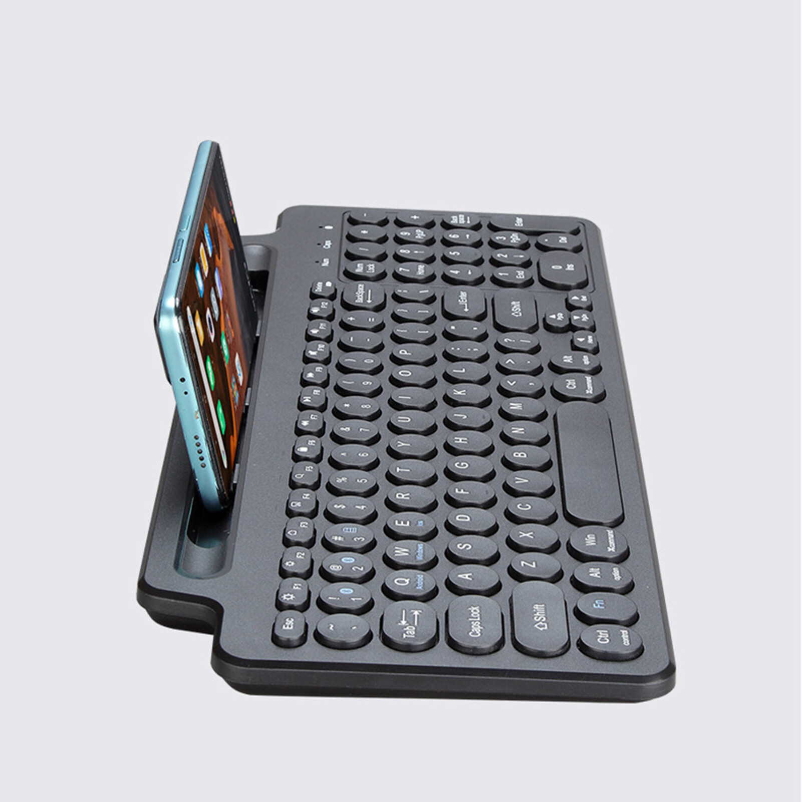 Bàn Phím Máy Tính Lưu Trữ Lớn Có Khe Bàn Di Chuột Không Dây Hai Chế Độ Tương Thích Bluetooth/Bàn Phím Văn Phòng Máy Tính Bảng 2.4G Phụ Kiện Máy Tính Bàn Phím Văn Phòng Chống Sốc