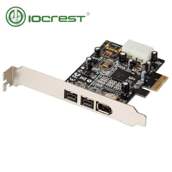 Card Firewire PCI Express 3 Cổng 1394B & 1394A PCIe 1.1X1 Chipset TI XIO2213B Với Cáp 1394